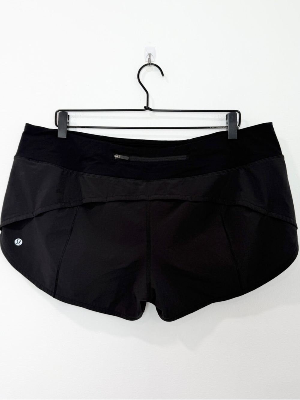 Lululemon Speed Up Short 2.5" Black Running Training Size 14 - Picture 5 of 7